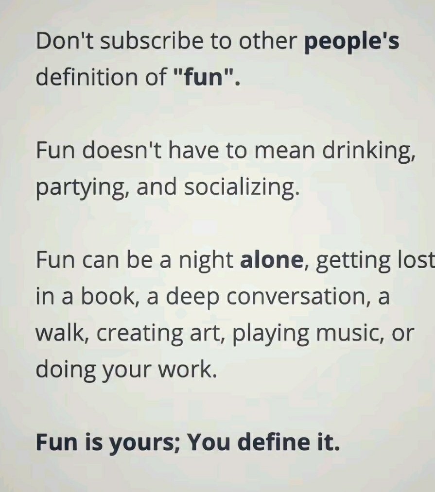 Your idea of fun is unique. Embrace it! #socialimpact #followme #socialmediamarketing #selflove #Mindfulness
