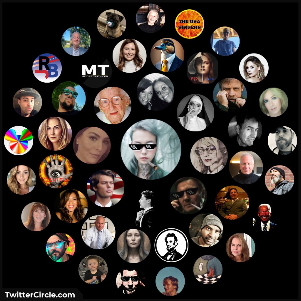 This is my favorite twitter circle ever!
All my favorite people in one place ! 
Love it ! 
You guys make this place palatable!
Thank youuuuu 
Xoxoxo
😘🥰😘