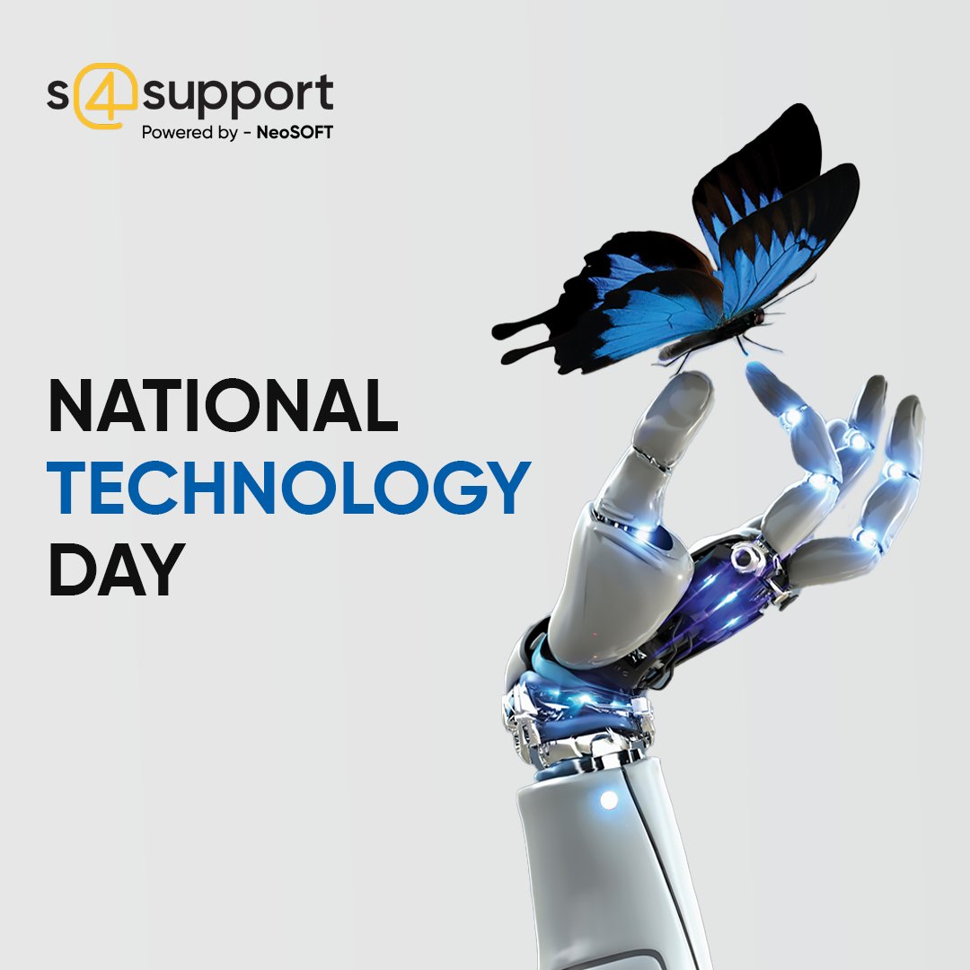 #HappyNationalTechnologyDay! At S4Support, we're proud to provide the #techtalent that empowers businesses to thrive with innovative tech solutions.