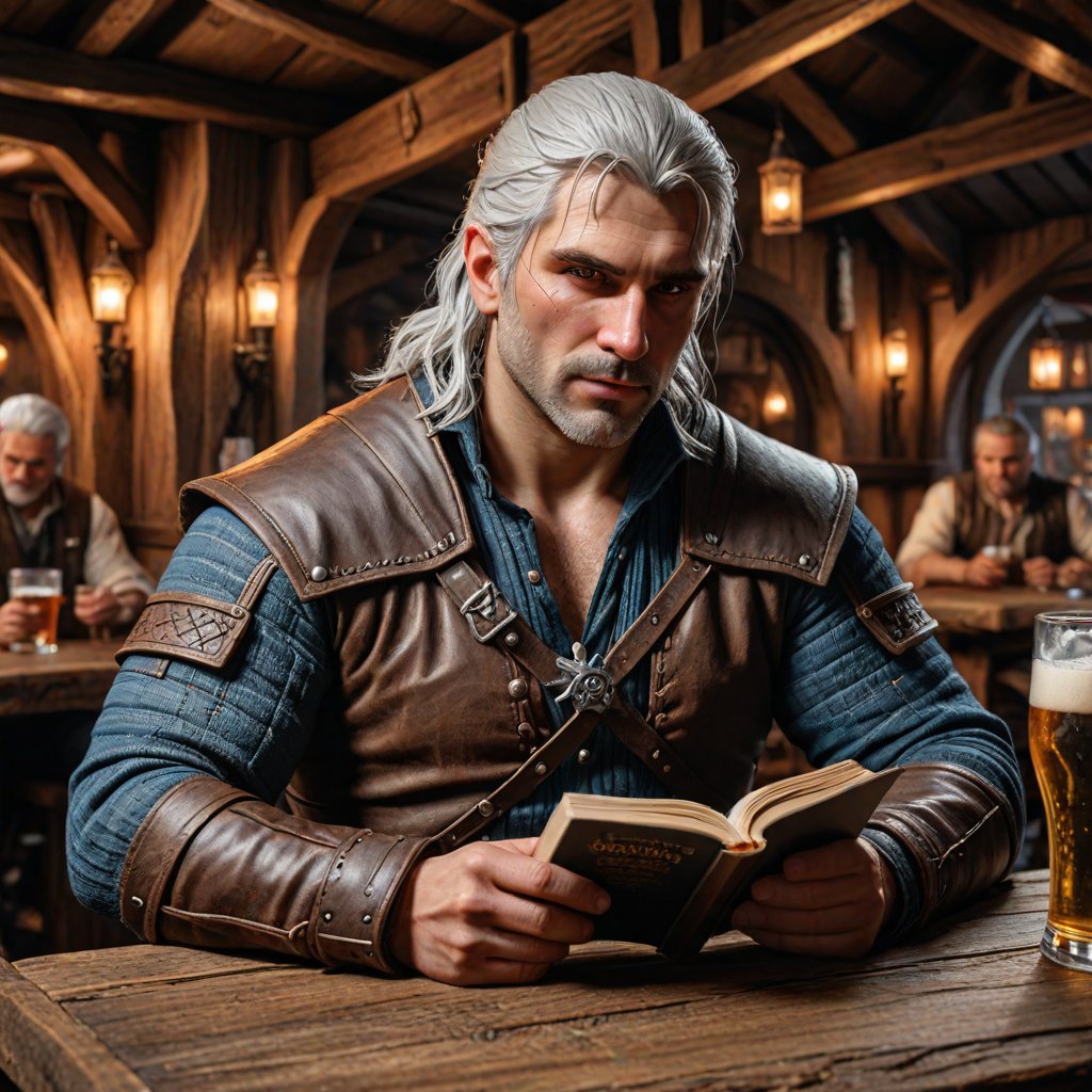 Geralt The Book Worm

Image created by an AI Art Generator ℍ𝕠𝕥𝕡𝕠𝕥

#GeraltOfRivia #TheWitcher #Geralt @CDPROJEKTRED