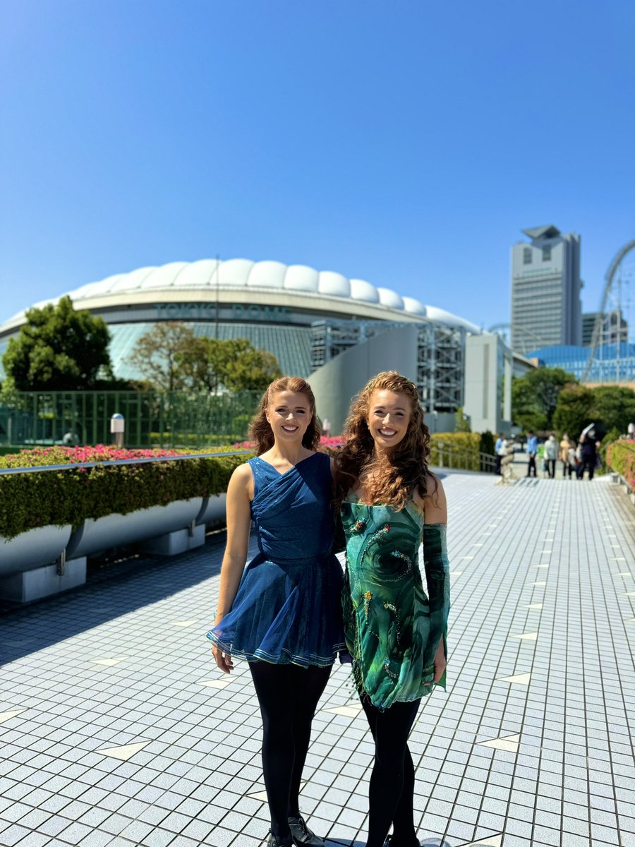 Double show day in the beautiful city of Tokyo, Japan! 🇯🇵 #riverdance #riverdance24 #japan #tokyo