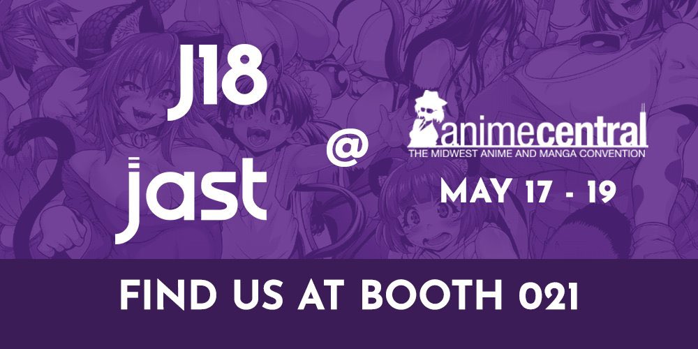 JAST is coming to ACEN! May 17th - 19th, stop by and say hello! ACEN is my (twitter guy) home con, so I hope to see everyone there! Come buy our stuff!