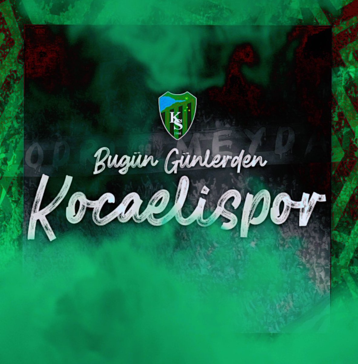 Kimler geldi kimler geçti, gönülden sevenler sana bir ömür adadı ve asla vazgeçmedi ….!            💚🖤

#Kocaelispor 
#hodrimeydan
#izmit