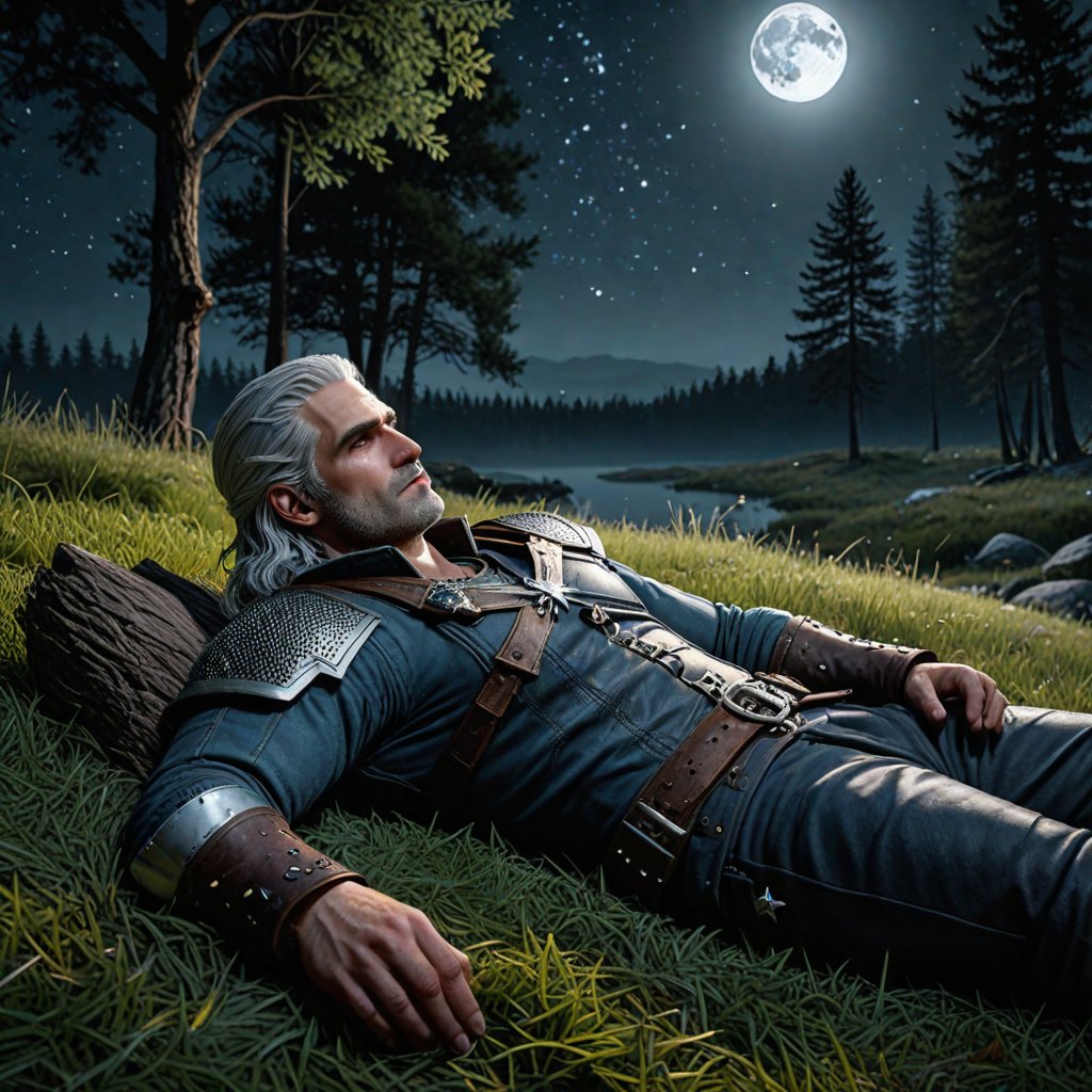 Star Gazing #TheWitcher #Geralt #GeraltOfRivia @CDPROJEKTRED