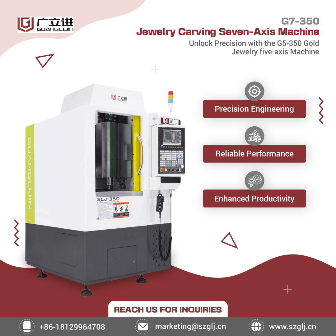 🔓Dive into the realm of precision with our G5-350 Gold Jewelry five-axis Machine! 

Contact us Today!
Call us - +86-18129964708
Email Us - marketing@szglj.cn

Click Here - szglj.cn

#PrecisionEngineering #JewelryMaking #Innovation #InnovationInDesign #FutureTech