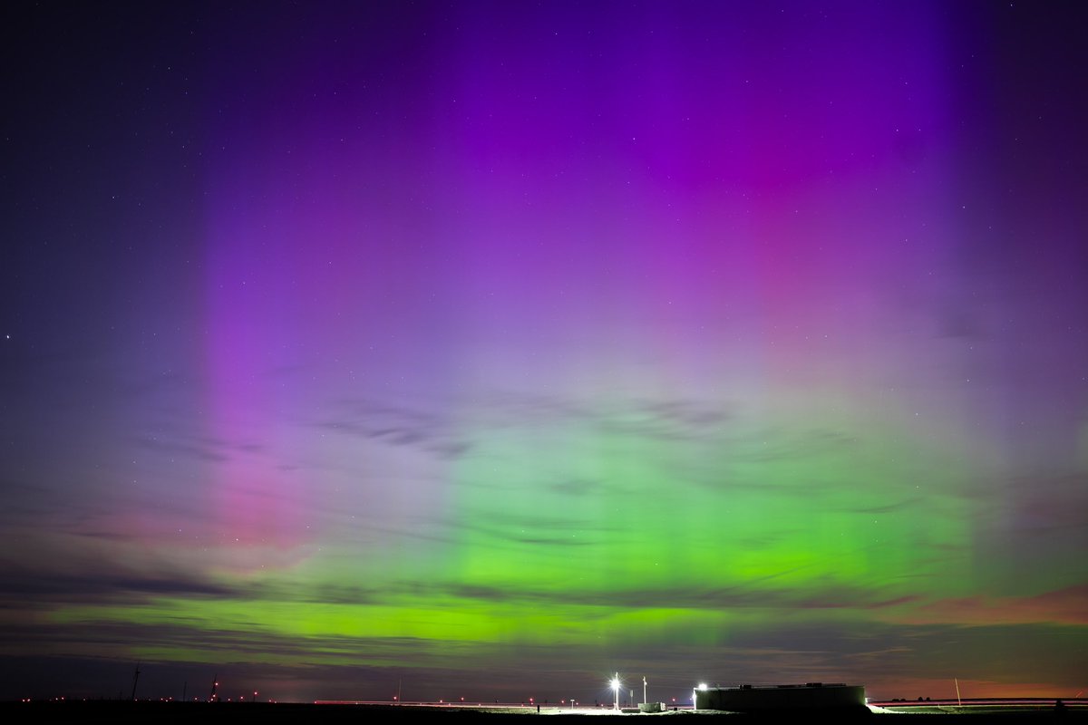 Never thought I’d see the northern lights in central Illinois. Definitely never thought I’d see them here twice, but here we are. And it’s only right that they were dancing over a <a href="/DollarGeneral/">Dollar General</a>
