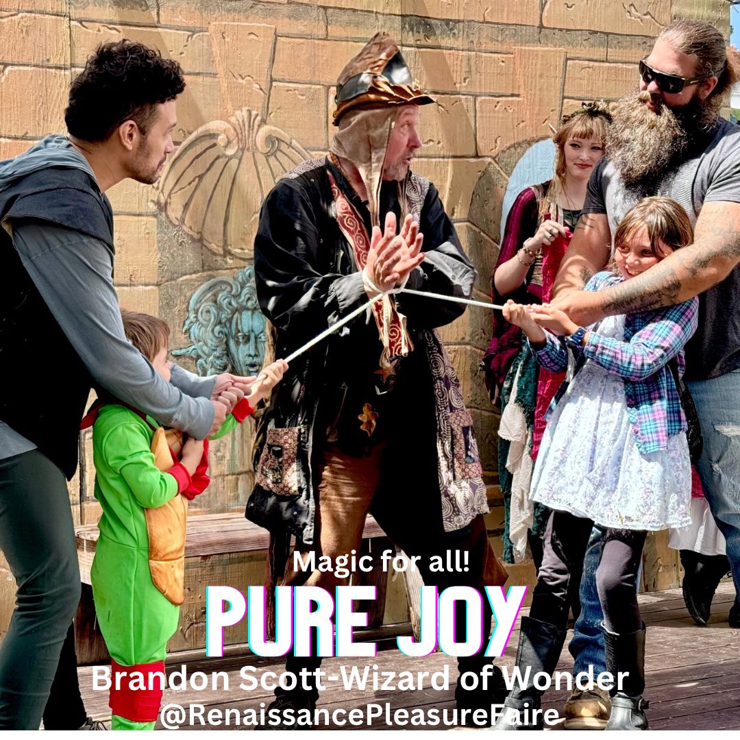 BrandonJayScott's tweet image. "WE ARE THE STUFF THAT DREAMS ARE MADE OF"
I'll be on the #RoyalMusicStage Saturday and Sunday
 @renaissancepleasurefaire  #renfaire #renfair  #renaissancefaire @socal_ren_faire