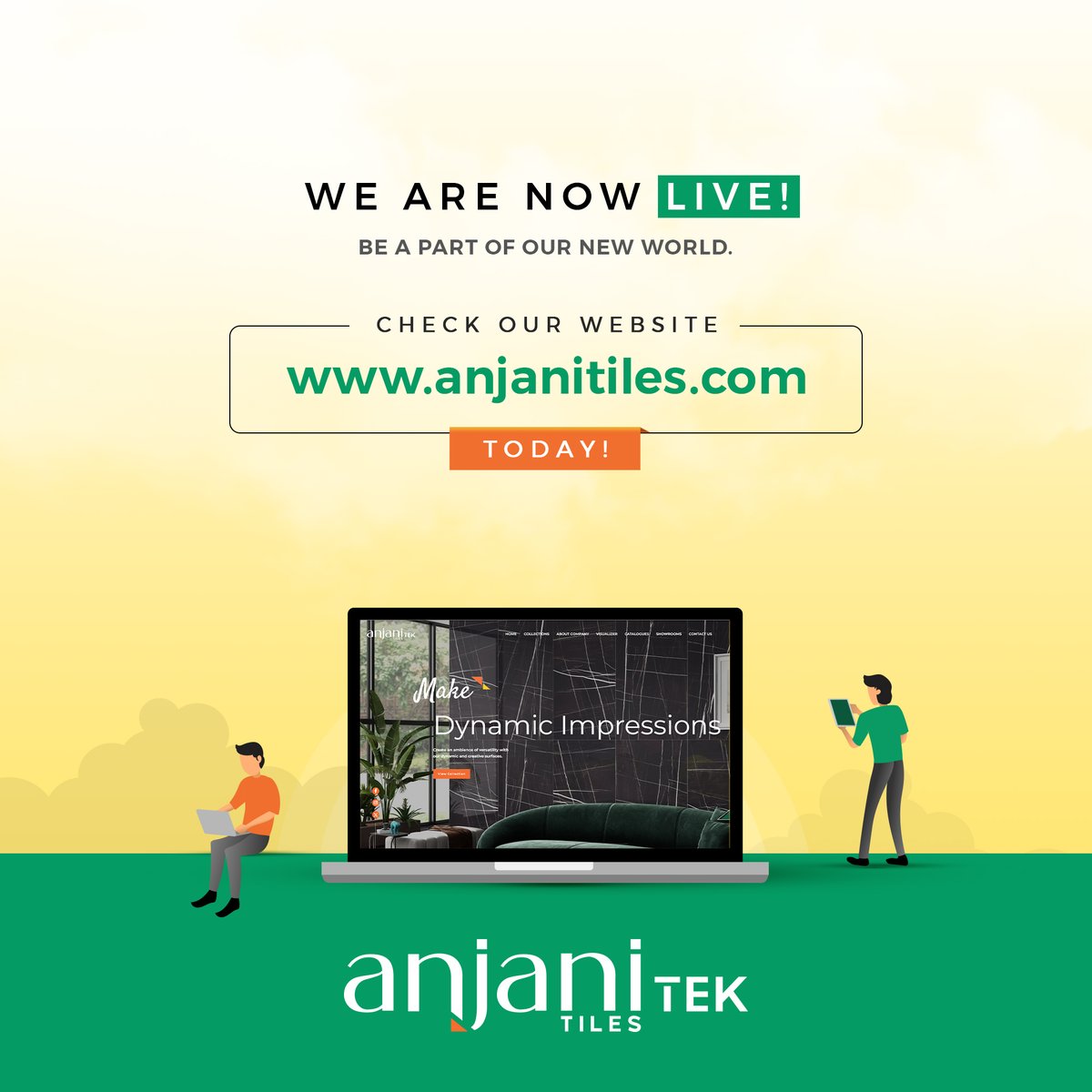 Get updates regarding our new launches and become a part of our community! Have you checked it out yet?

𝐅𝐨𝐫 𝐦𝐨𝐫𝐞 𝐝𝐞𝐭𝐚𝐢𝐥𝐬, 𝐯𝐢𝐬𝐢𝐭:  anjanitiles.com

#Anjanitektiles #VitrifiedTiles #60X60cm #60X120cm #TilesManufacturers #LuxuryHouse #HomeDecor #FloorTile