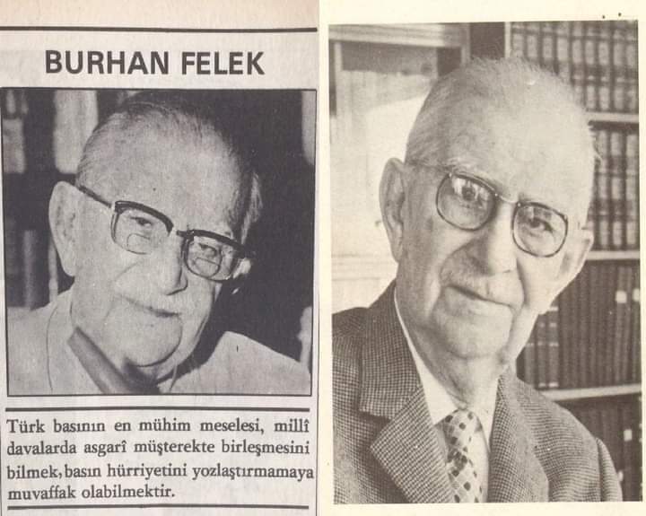 Gazeteciler Cemiyeti Eski Başkanı, Yazar ve Üsküdar Anadolu Spor Kulübü Kurucusu Burhan Felek’i DOĞUM GÜNÜ'nde saygıyla anıyorum. #DOĞUMGÜNÜ #Saygıyla #BurhanFelek #11Mayıs1889 #11Mayıs