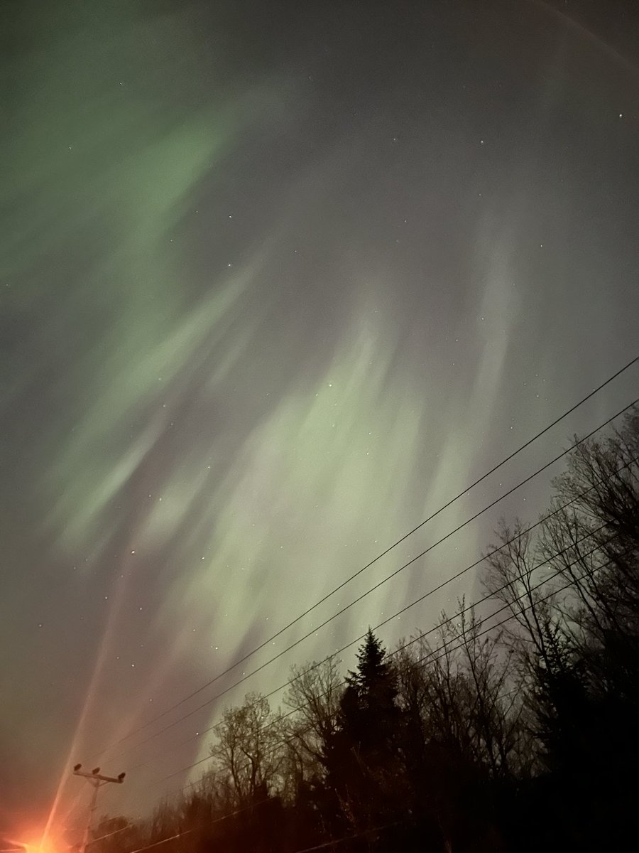 Northern Lights about an hour north of Montreal