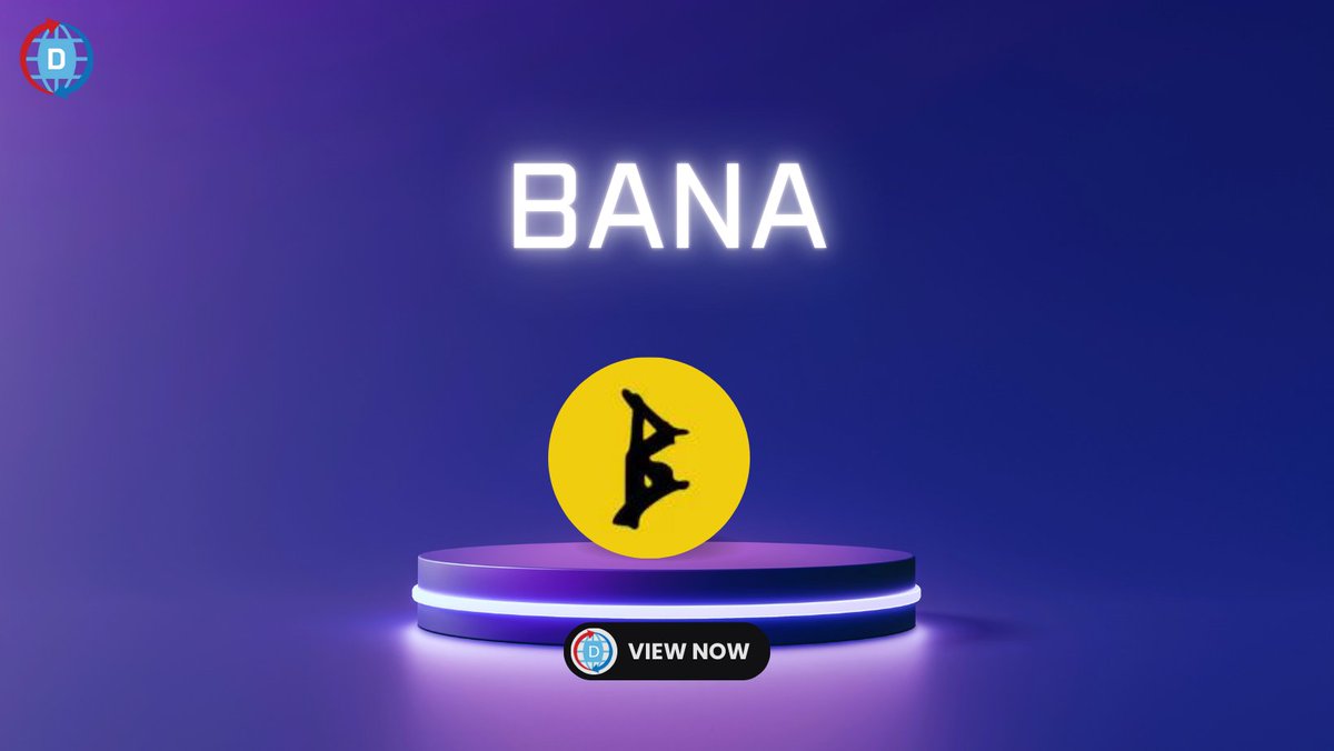 DCOneCrypto's tweet photo. ๐ We've list #BANA the @DCOneCrypto
$BANA is the native token of BananaClip, a web3 platform for iconic web-game.
Follow read more: @BananaClipGames
๐ย https://t.co/nl4WFu0fJn
#cardano $ada #dconecrypto #bana #ecosystem https://t.co/QJSe1yFzpU