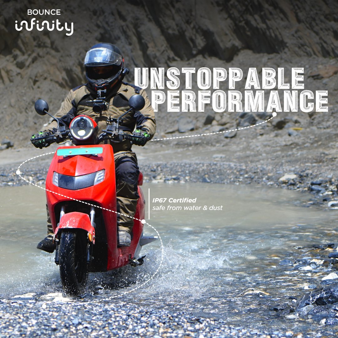 Dust, rain, or rough terrain, nothing stops the unstoppable performance of Bounce Infinity.
#bounceinfinity #electricscooter