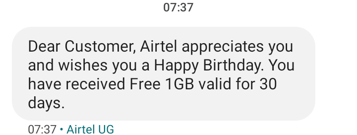 HassanKaterega's tweet photo. @Airtel_Ug thank u for the biggest gift I have gotten from u since 2009. Anyhow, I hope my other data is safe....I don't want the @BebeCoolUG saga to come to his Musoga inlaw. For this bd, maybe the raggae king will dine with me in Kiwatule😊😊 https://t.co/NiOnrNkHlP