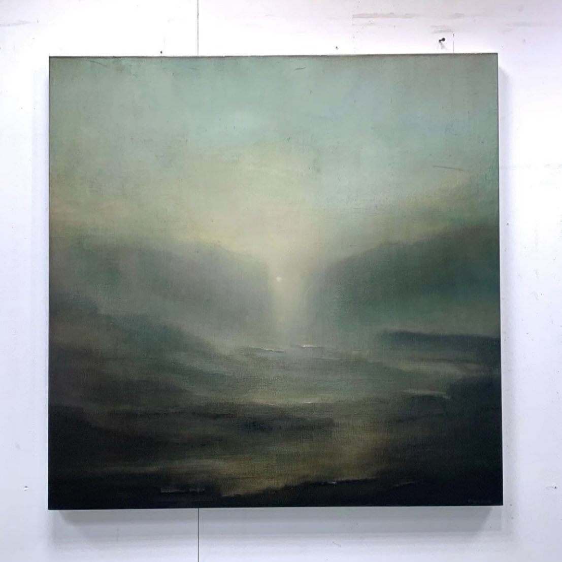 100x100cm….studio

#workinstudio #studiopainting #landscape #lightinlandscape #landscapepaintin #paintingoftheday