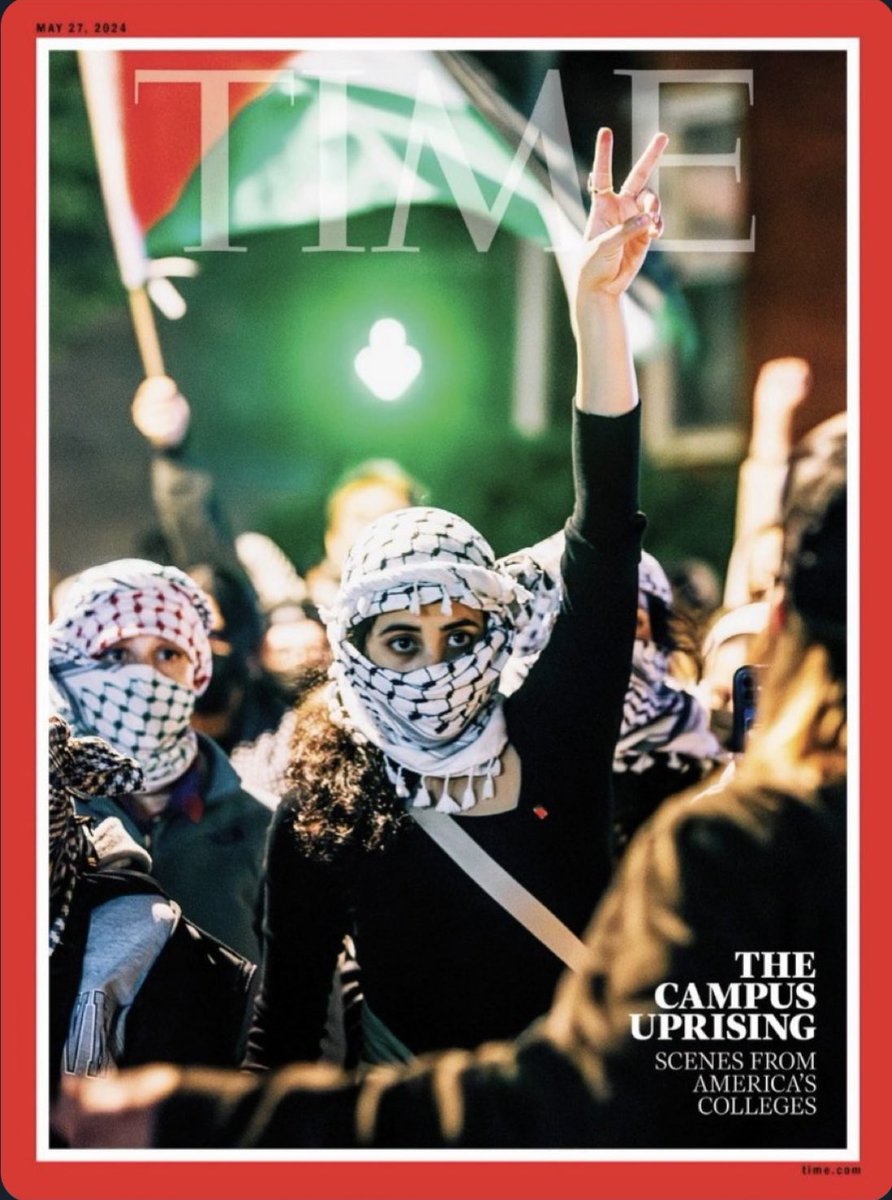 Here’s the cover of @TIME: students on American campuses —called ignorant by politicians, slammed by pundits — have made their voice heard in a matter of few weeks. Their defiance has shaken the systemic consent. All power to them. 💪🏽👏🏽