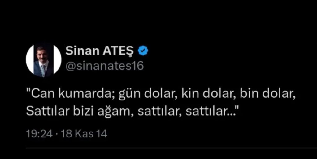 İnşallah şehit Sinan Başkan seni kahpece vuranlar, yakın zamanda cezasını bulur. 🤲🤲🤲