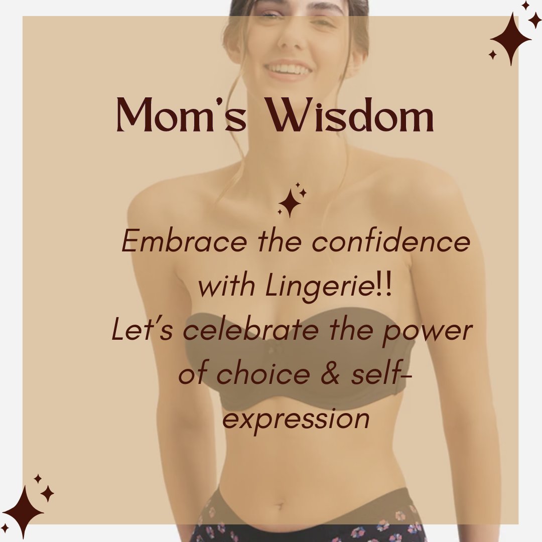 Mom's Wisdom: Embrace Confidence, Celebrate Choice, and Express Yourself with Lingerie!👩‍👧 . Shop Now!👙 vibesgood.com  . #vibesgood #mothersday #mothersdaygift #lingerielove #bra #hipsterpanty #intimatewashforwomenindia #peesafemenstrualcup #beyourself #ahmedabad #sale