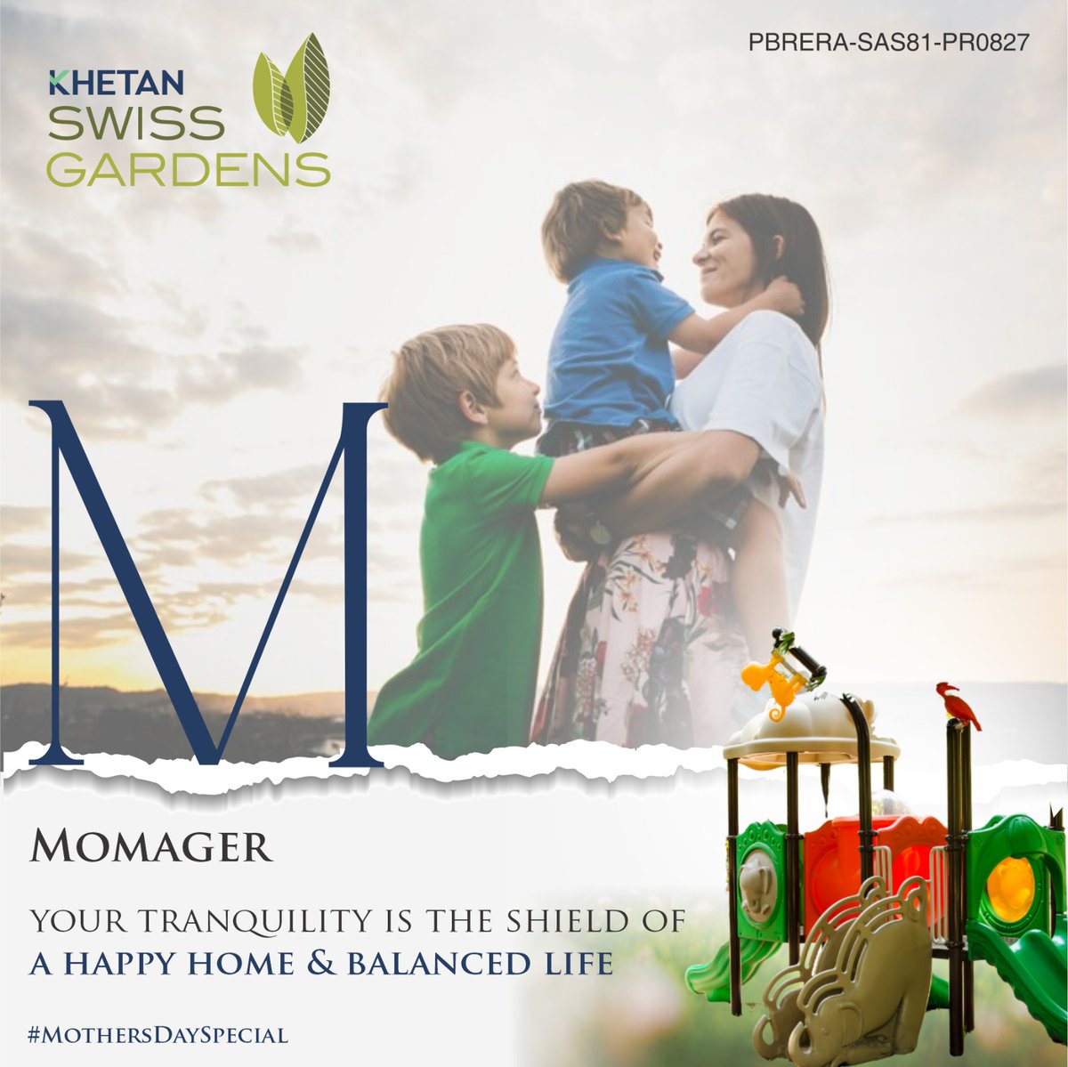Give Her the Gift of Marvellous Serenity! This #MOTHERSDAY, gift her the Marvellous Retreat of #KHETANSWISSGARDENS, a sanctuary that embraces #Motherhood to its fullest. Every corner of our 2& #3BHKAPARTMENTS embodies Comfort & Luxury to make her feel Loved. Call: 98784 33379