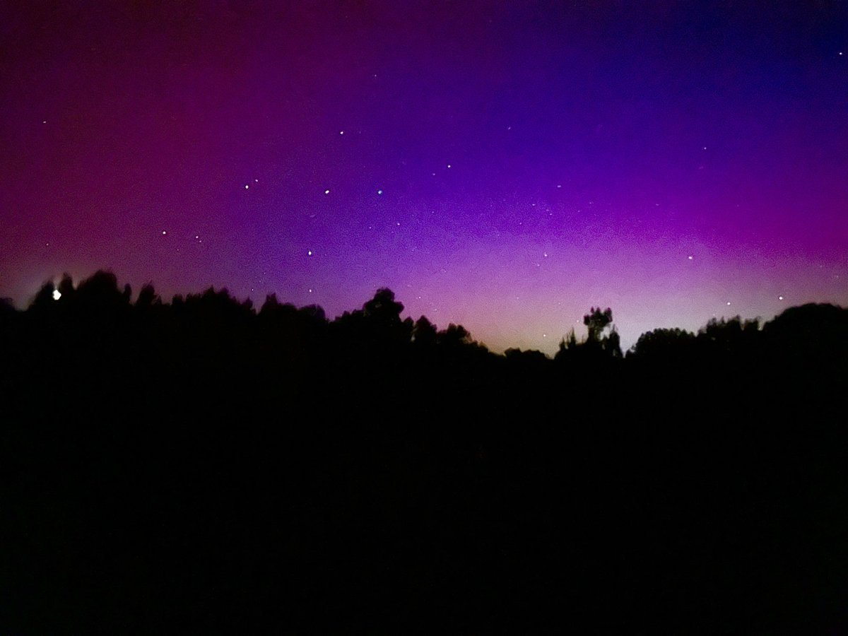 Beautiful northern lights in Show Low AZ tonight