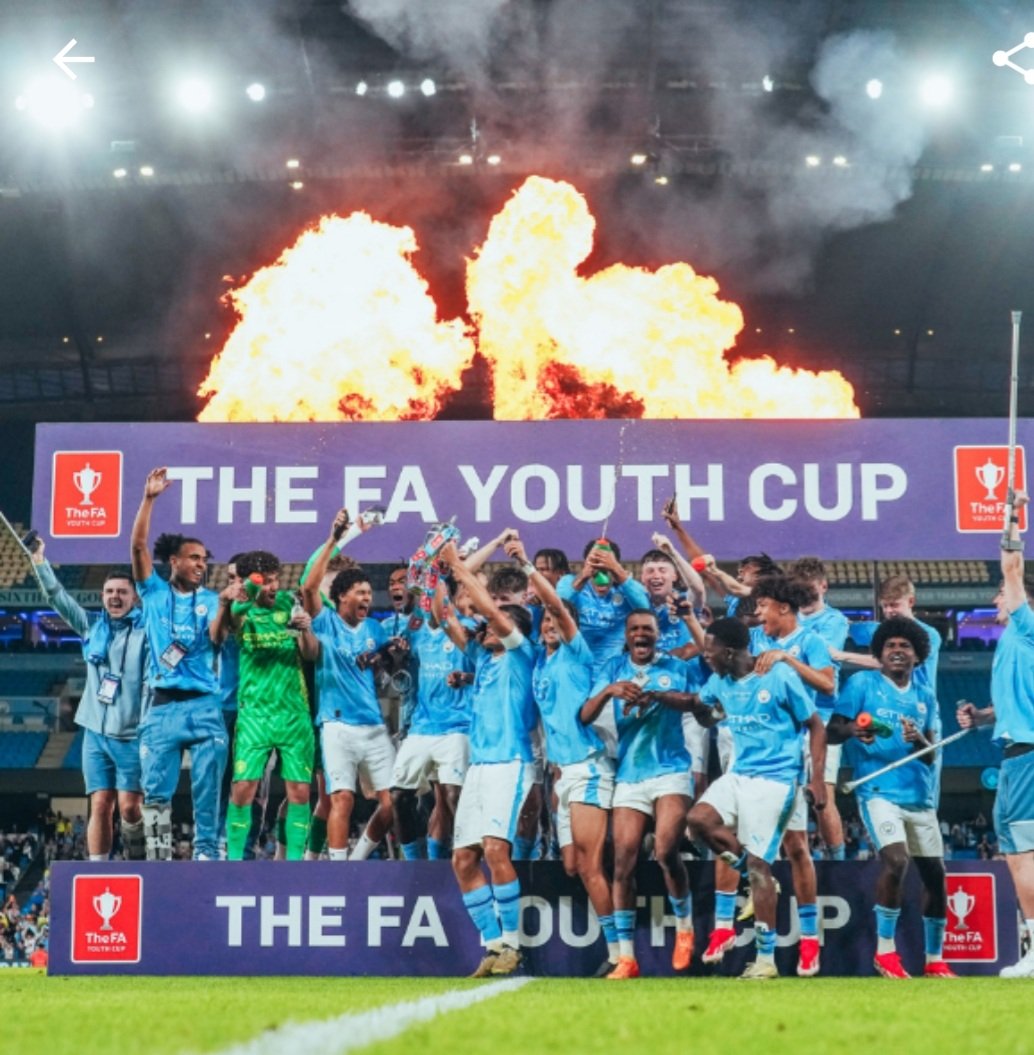 Well done to @ManCity for winning the #FAYouthCup
