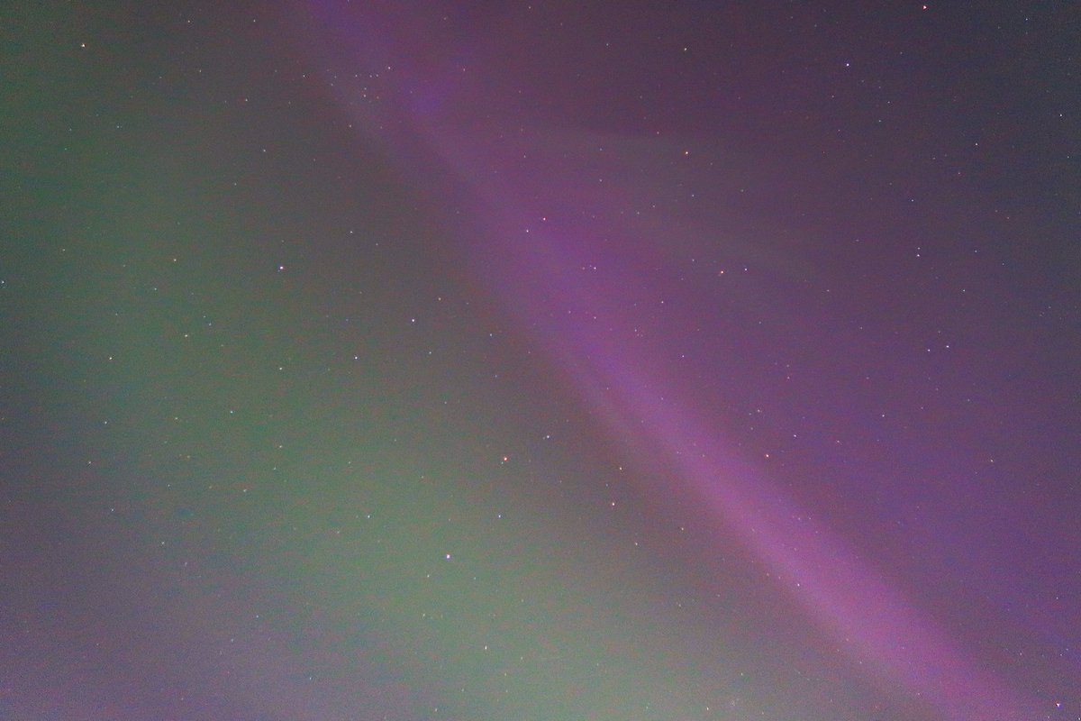 Looking straight up from our roof. Almost doesn't feel real. #wawx