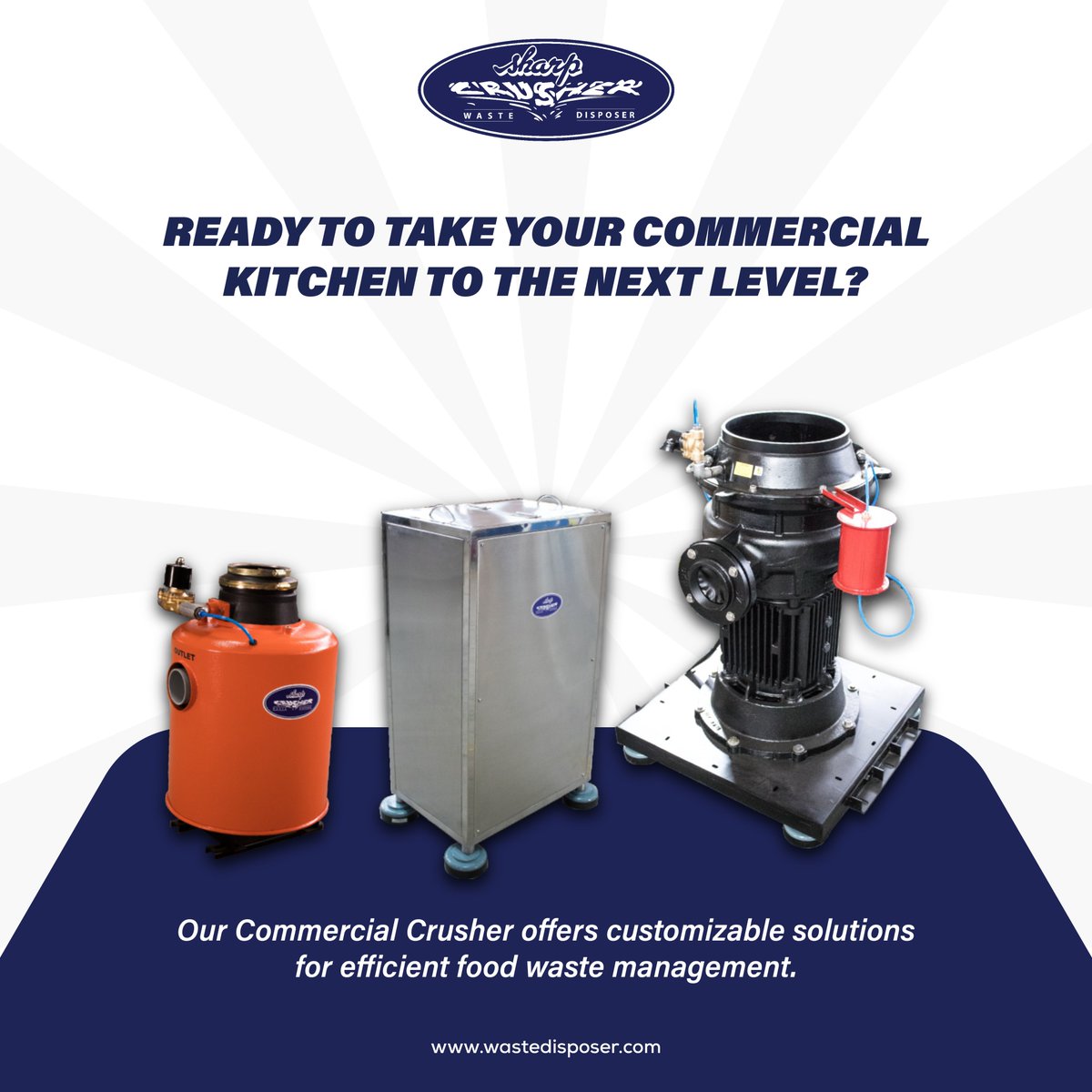 Upgrade your #CommercialKitchen with #SharpCrusher's Commercial Crusher! ♻️
 
Revolutionize #wastemanagement and streamline operations.
 
Explore our solutions at wastedisposer.com or #ShopNow at: shorturl.at/sxBC7
 
#commercialcrusher #CommercialKitchen #catering