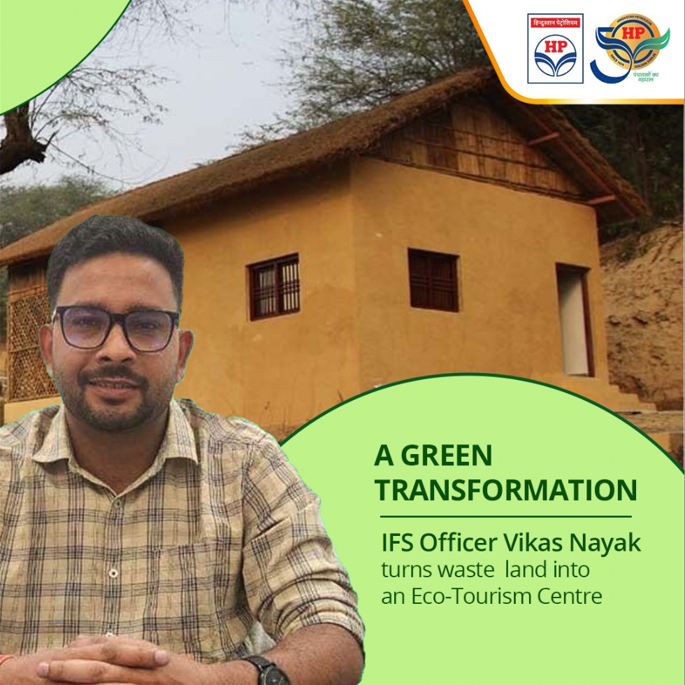 During his Firozabad posting, Vikas Nayak came across a vast piece of barren land near Shikohabad. He decided to create the 1st Ecotourism center here and set up Rapdi Eco Tourism with the help of his team, fulfilling a long-cherished dream. The place is now home to many birds