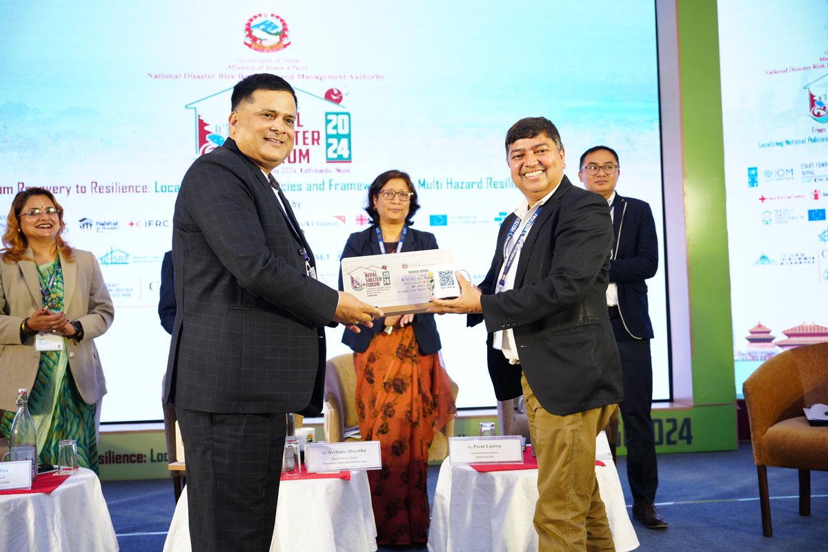 TomorrowsRapti's tweet photo. Glimpses of #TomorrowsCities at the Nepal Shelter Forum 2024 #NSF2024. https://t.co/c9virodE2a