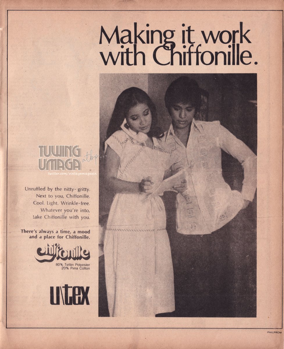 Chiffonile Ad, 1970s