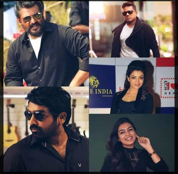 Buzz : @MsKajalAggarwal to be a part of #Thala59,  Cast expected to be included #VijaySethupathi and #NazriyaNazim also 
With the music of #YuvanShankarRaja 👌
#kajalaggarwal