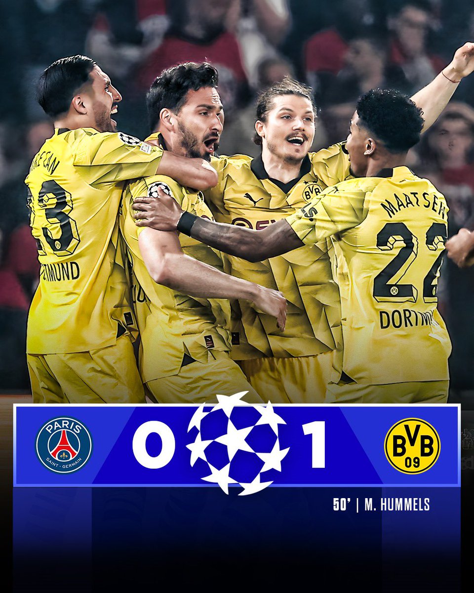 Congratulations to @BVB on your way to Wembley. #UCL #PSGDOR