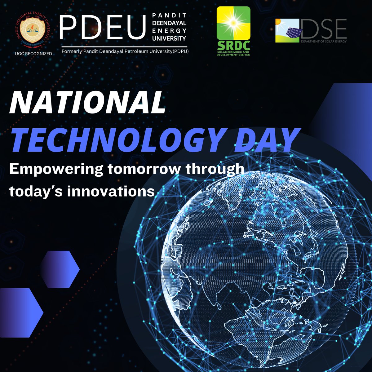 dsepdeu's tweet photo. Happy National Technology Day! India has made remarkable strides in science and technology over the past few decades, positioning itself as a global player in various fields. From space exploration to advancements in healthcare, renewable energy, and IT
#nationaltechnologyday2024 https://t.co/unH0GHmPQn