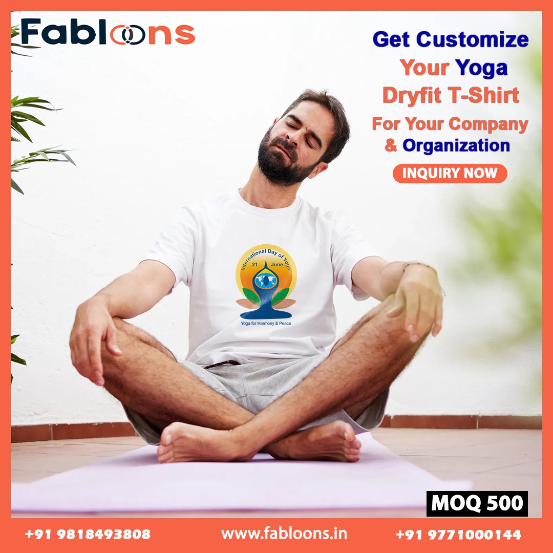 Get ready to celebrate International Yoga Day in style with Fabloons custom yoga tees!

A zero can increase the value when it comes with any digit.
Printing and designs gives the value to your apparel and printing products.

#fabloons #yogatshirt #YogaDay #yogaday2023