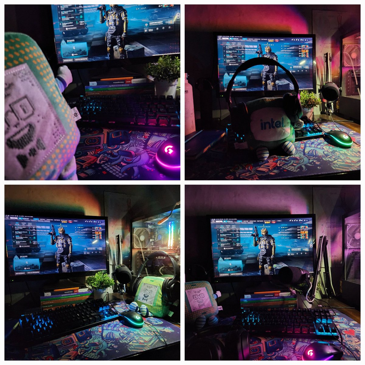 iFabian_Z's tweet image. dice chippy que los juegos corren mejor con procesadores Intel y periféricos hyper x 😼.
Si chippy prefiere teclado y mouse, yo también 🧐. 

#IntelWeek #IntelGamingWeek