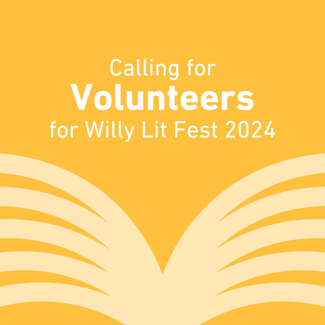 - VOLUNTEERS WANTED - We’re looking for a few more volunteers for the 2024 Willy Lit Fest, this 14 - 16 June. Find out more from our website. Or contact volunteer coordinator Vicki Milliken at v.milliken@willylitfest.org.au