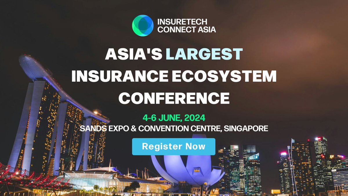 🤝 We are a proud media partner of #ITCAsia returning to #Singapore this year! Join Asia’s largest #insurance ecosystem conference. 📅 4 – 6 June 2024 📍 Sands Expo & Convention Centre, Singapore 🔗 asia.insuretechconnect.com/?utm_source=th… #ITC2024 #innovation #insurtech