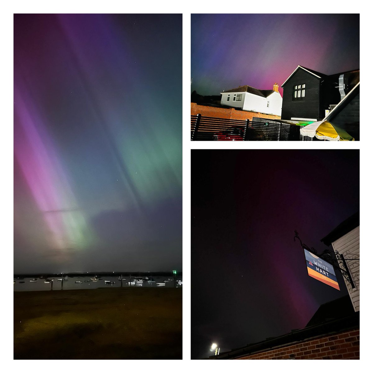 Norther lights over Mersea - WOW