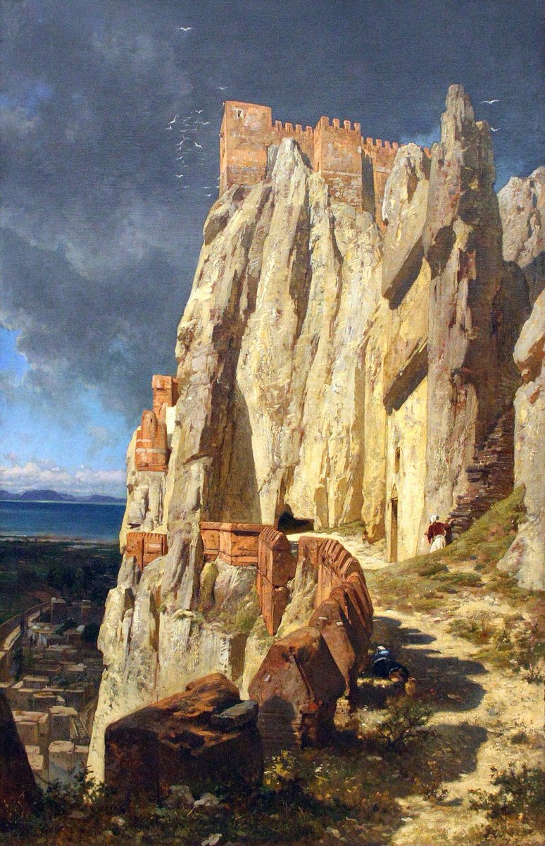 The sublime Near Eastern landscape art of Jules Laurens (1825-1901).