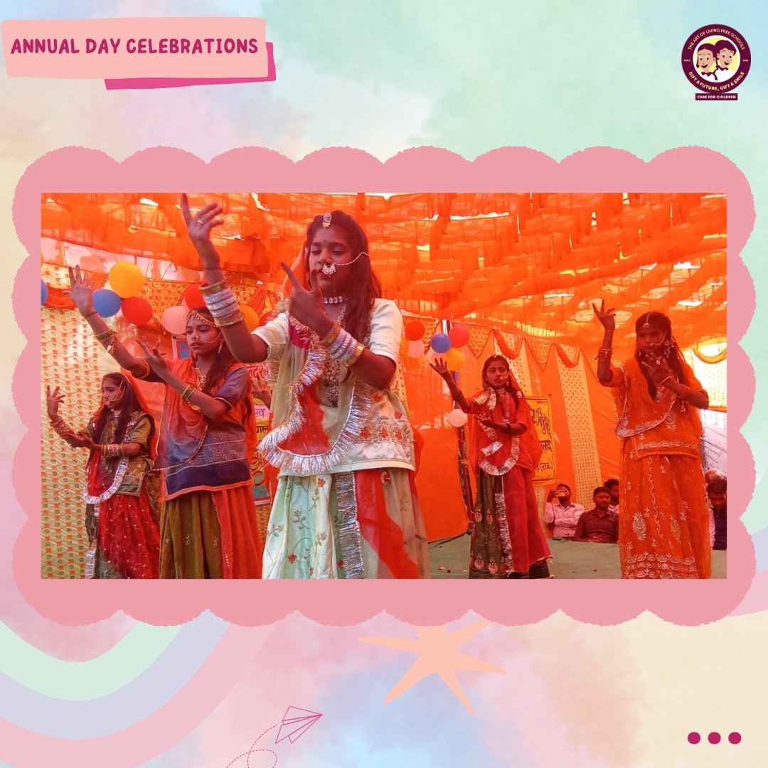 Students at our Maharashtra and Rajasthan schools dazzled with captivating dance performances during their annual day celebrations.

Contribute & Support us at artoflivingschools.org 

@Bhanujgd #school #AnnualDay #EducationForAll #GiftASmile #Giftafuture #artoflivingfreeschools