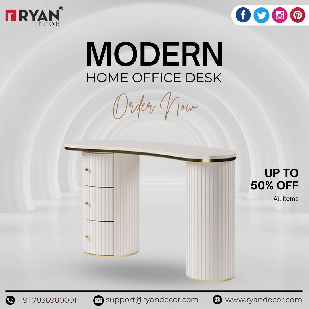 🛋️ Your dream home office is just one click away!
Elevate your productivity with this sleek modern desk🤩 Don't wait, snag this unbeatable deal before it disappears. 💨
.
.
#HomeOffice #DeskDecor #ModernFurniture #OfficeInspo #WorkFromHome #Productivity #OfficeDesign #HomeDecor