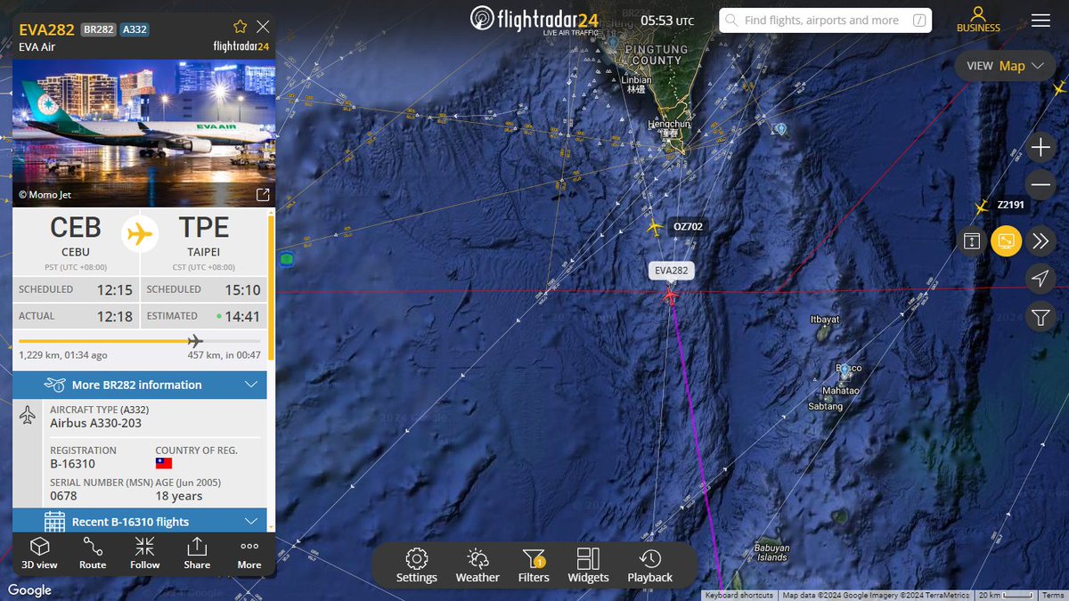 ONE LAST FLYING

The sole Airbus A330-200 left in EVA Air's fleet, which will be replaced by the Boeing 787.

#evaair