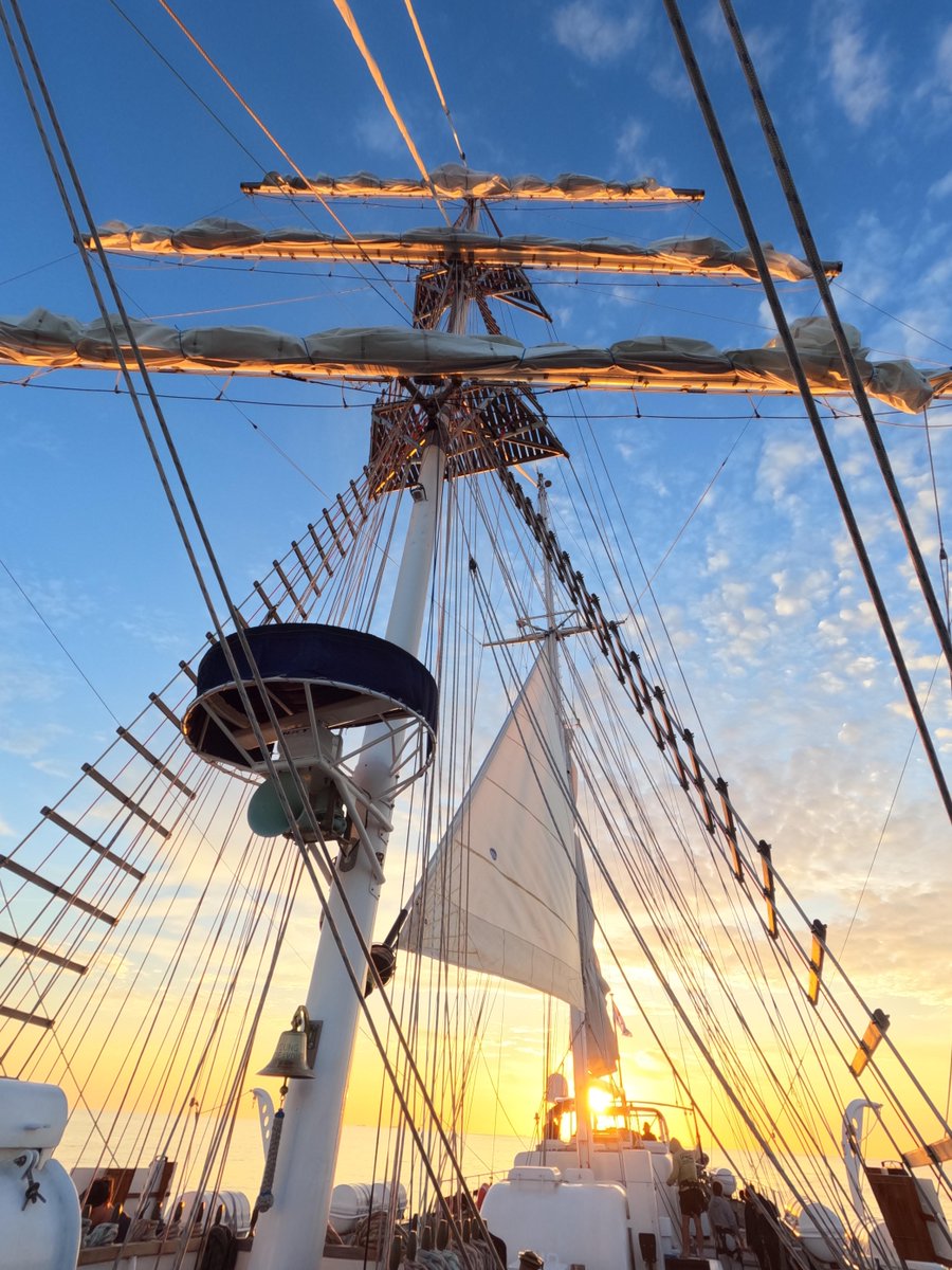 Missing those at-sea golden sunsets? 
No stress - we got you covered! 
#YoungEndeavour #Sunsets #Sailing #TallShips