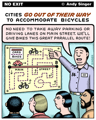 A life-sized game of Mousetrap

#urbancycling #bikecommute #urbandesign #urbanplanning #bikecommuter #citycycling #bikecommunity