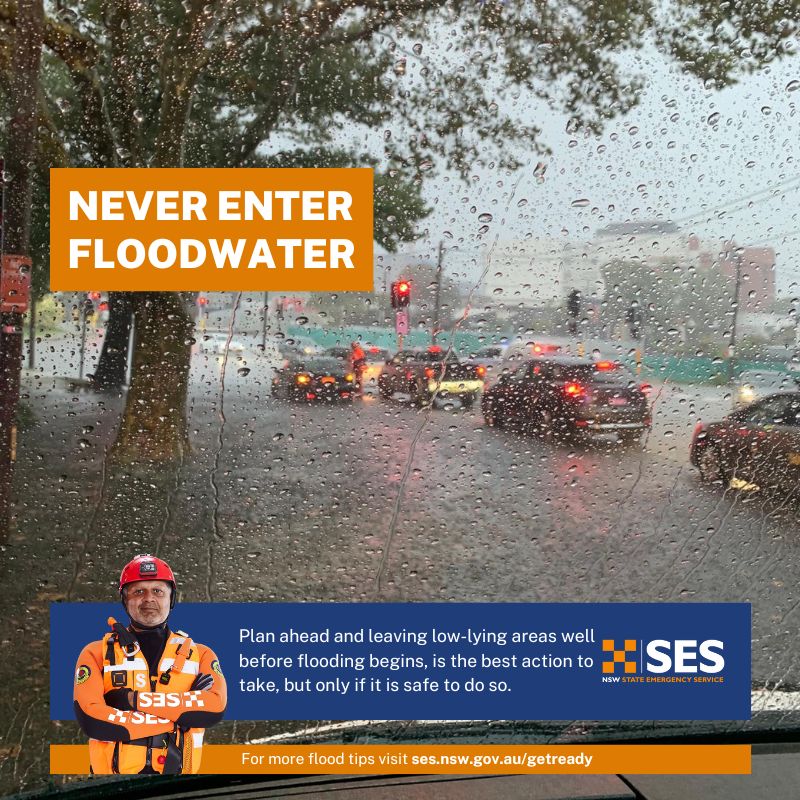 NSW SES flood rescue operators are on standby ready to respond to any calls as heavy rainfall sparks flash flooding across Illawarra, South Coast & Sydney. With over 240 incidents responded to, stay informed and safe. Never risk driving through #floodwater ow.ly/QswZ50RCjLu