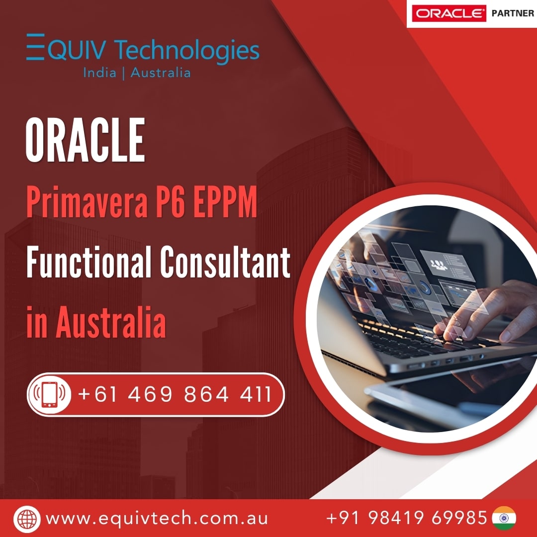 EquivTech's tweet image. Oracle Primavera P6 EPPM Functional Consultant in Australia
#PrimaveraP6 #p6analytics #itservices #businesssolutions #oracleprimavera #SoftwareSolutions #digitaltransformation #oraclepartner #equivtech #equivtechnologies #australia #ITConsulting #consulting #managedservices