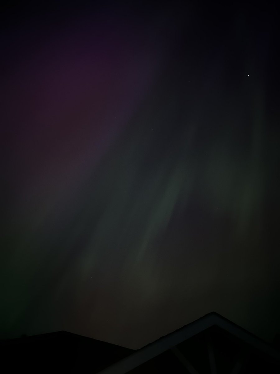 i saw the northern lights tonight