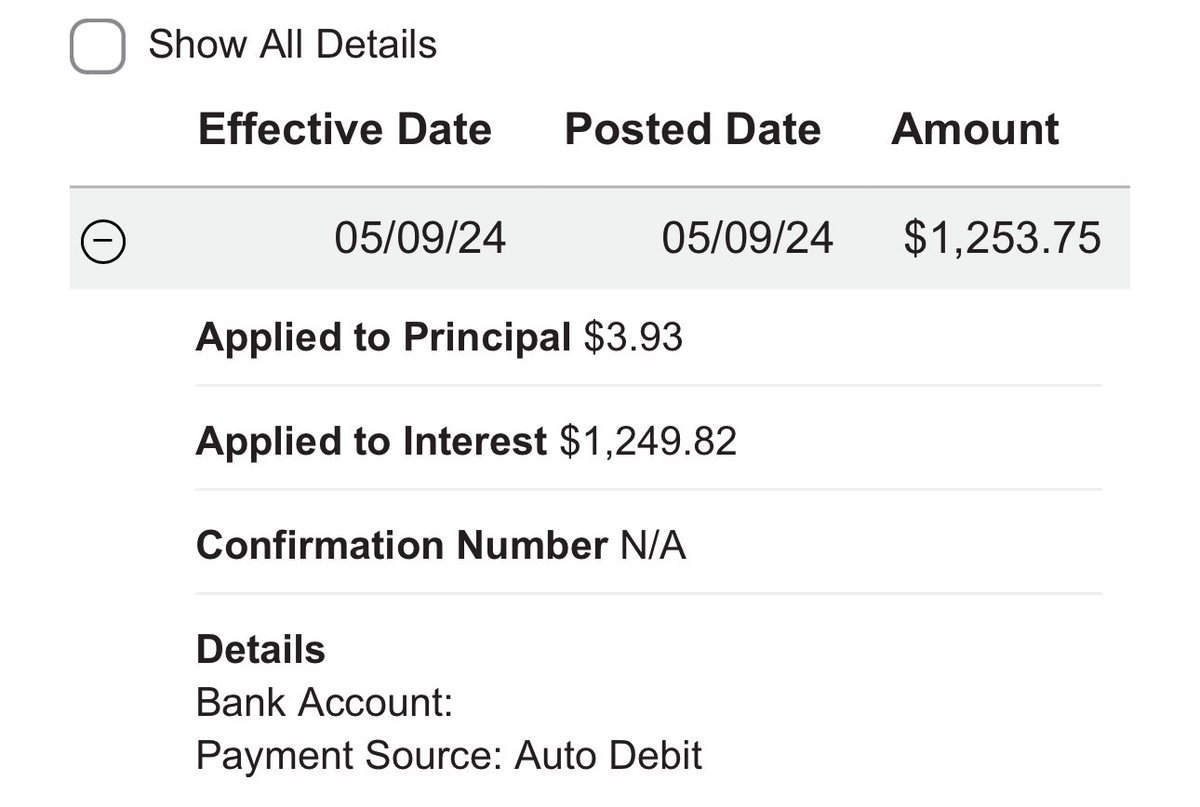 For the people saying “pay your loans” “get a job”. I am but the interest is criminal. $3.93 to the student loan principal out of $1300. #studentloans #loanforgiveness