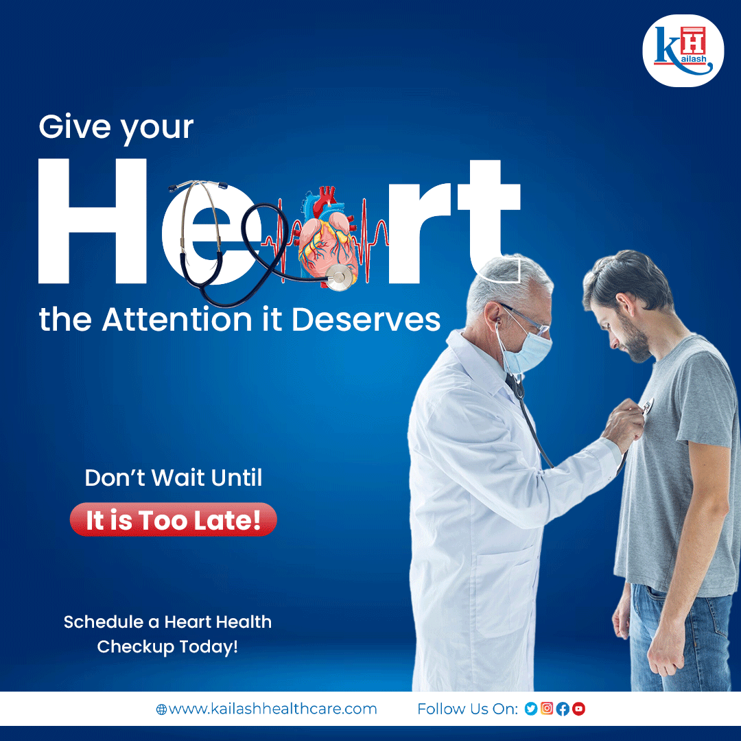 Your heart beats for you, every moment. Take care of it the way it deserves! Kailash Hospital offers expert care for all your heart-related needs. Don't wait for any heart emergency to arrive! Consult our Heart Specialists: kailashhealthcare.com #HeartHealth #heartcheckup…