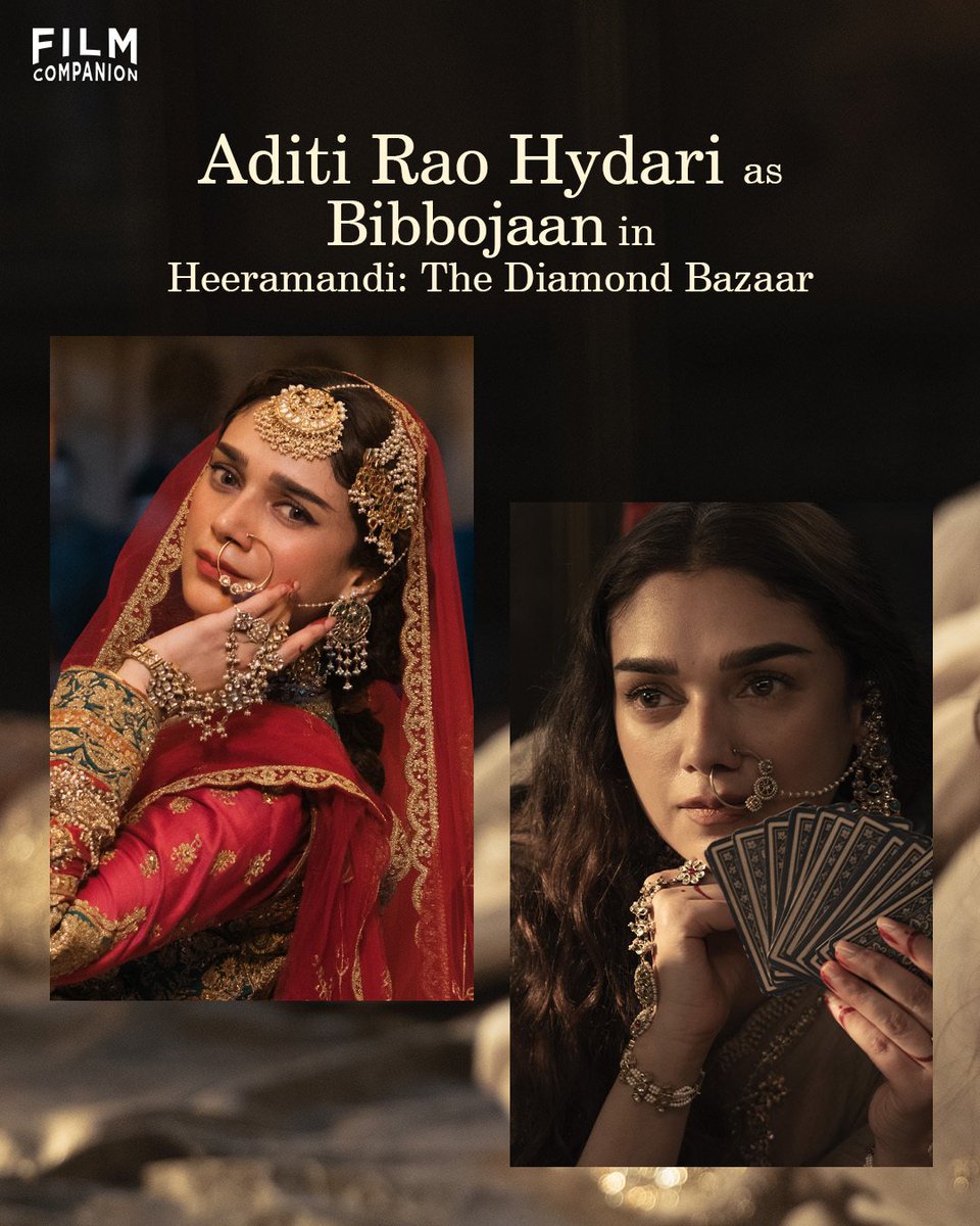.@aditiraohydari speaks to @pruhthyush about how she brings grace to Bibbojaan, her character in 'Heeramandi', and the stories behind the making of the film. Read the full interview on our website! #aditiraohydari #heeramandi #sanjayleelabhansali