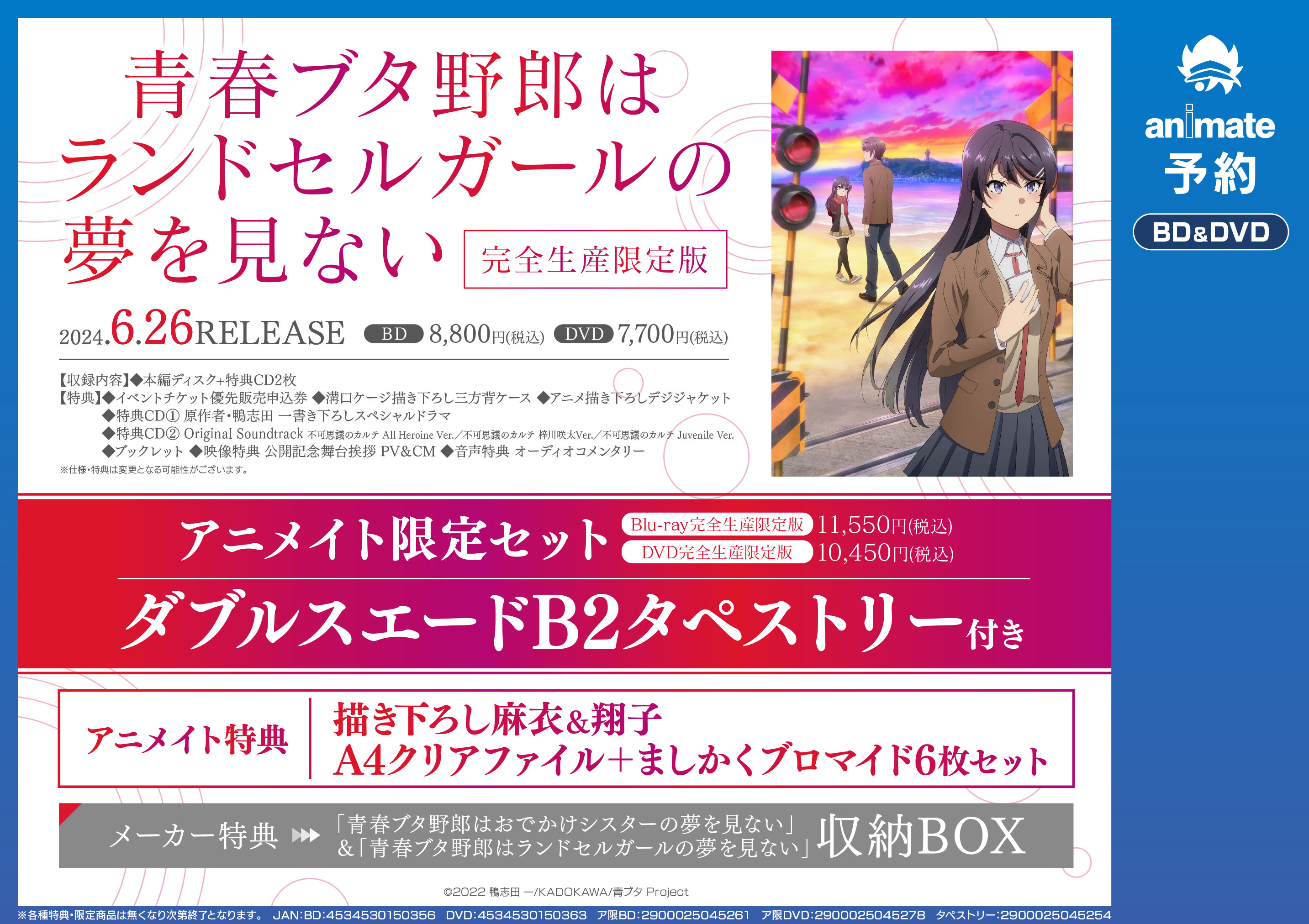 劇場アニメ『青春ブタ野郎はおでかけシスターの夢を見ない